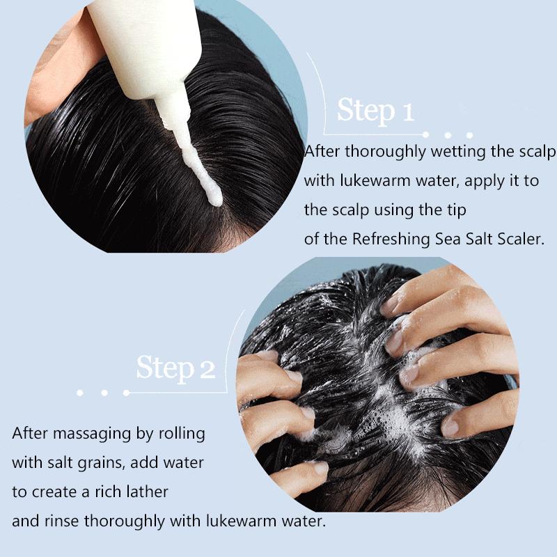 Шампунь Eiio Silky Glow + водные процедуры + скалер для кожи головы с морской солью = лучший набор для волос и кожи головы (3 варианта)