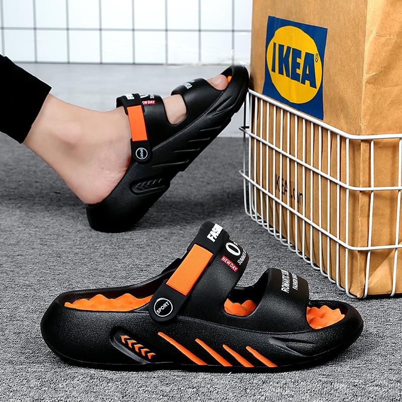 Мужская обувь 2024 года Мягкие мужские тапочки для ходьбы Домашние шлепанцы Домашние тапочки Мужские летние пляжные туфли для плавания Шлепанцы Сандалии Шлепанцы