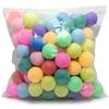 EDEN Большая вместимость 100 штук для досуга и поделок Теннисные мячи Понг Без логотипа Подходит для практической "Таблицы (Шарики для пинг-понга) Простой" (Не использовать) (красочный)