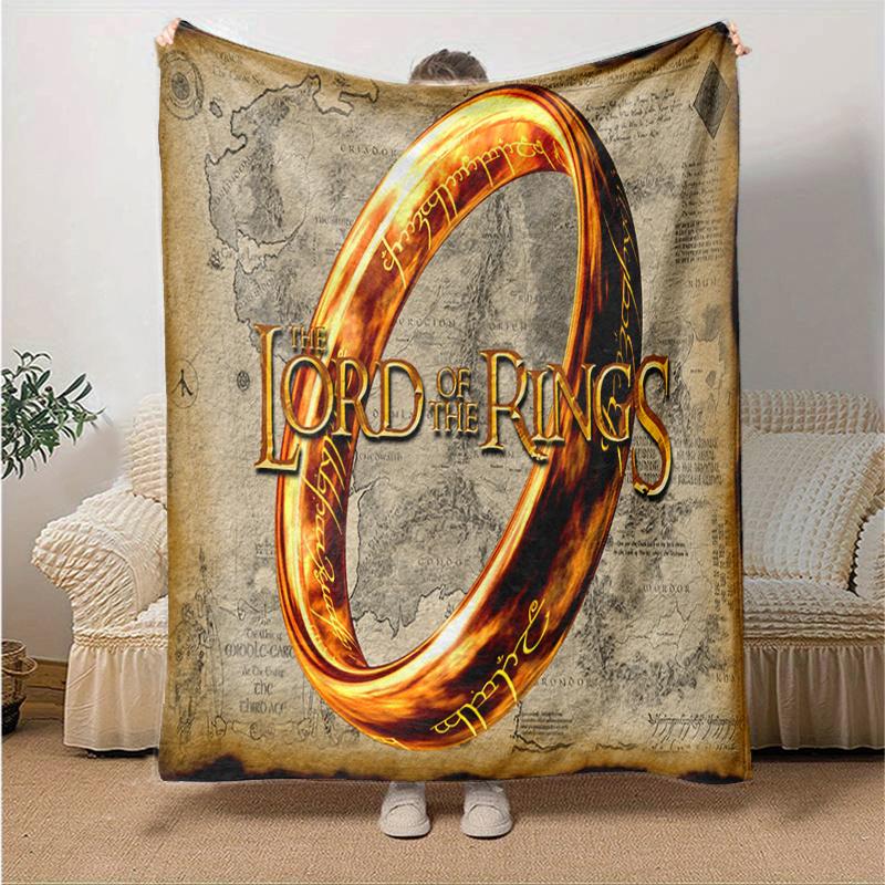 Lord of the Rings: The One Ring CollectiblePrint Blanket, Soft Blanket For Sofa Office Bed And Travelling Daughter Birthday Gift esj353