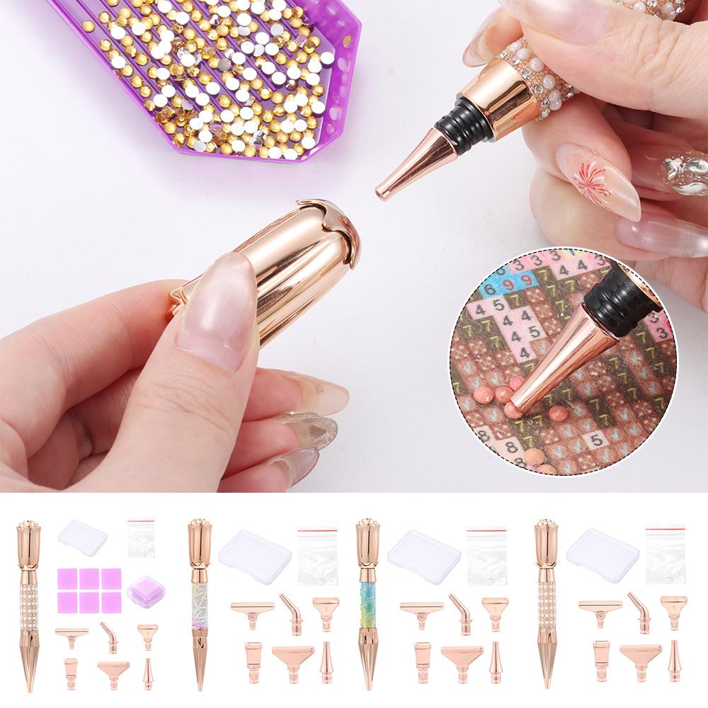 Вышивка крестиком, блестящая Алмазная алмазная живопись, ручка, дрель, ручки, аксессуары для алмазной живописи