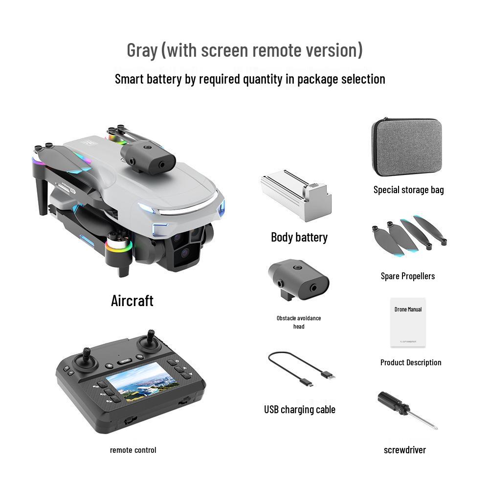 Walker M10 H20 Drone: New Model with Screen Control, Intelligent Obstacle Avoidance, Quadcopter Aerial Photography, Remote Control Airplane Toy