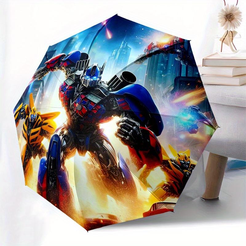 1pc Transformers: The Last Knight Movie Poster Umbrella with Plastic Handle,Suitable for All Seasons Home Travel Outdoor UmbrellaM952