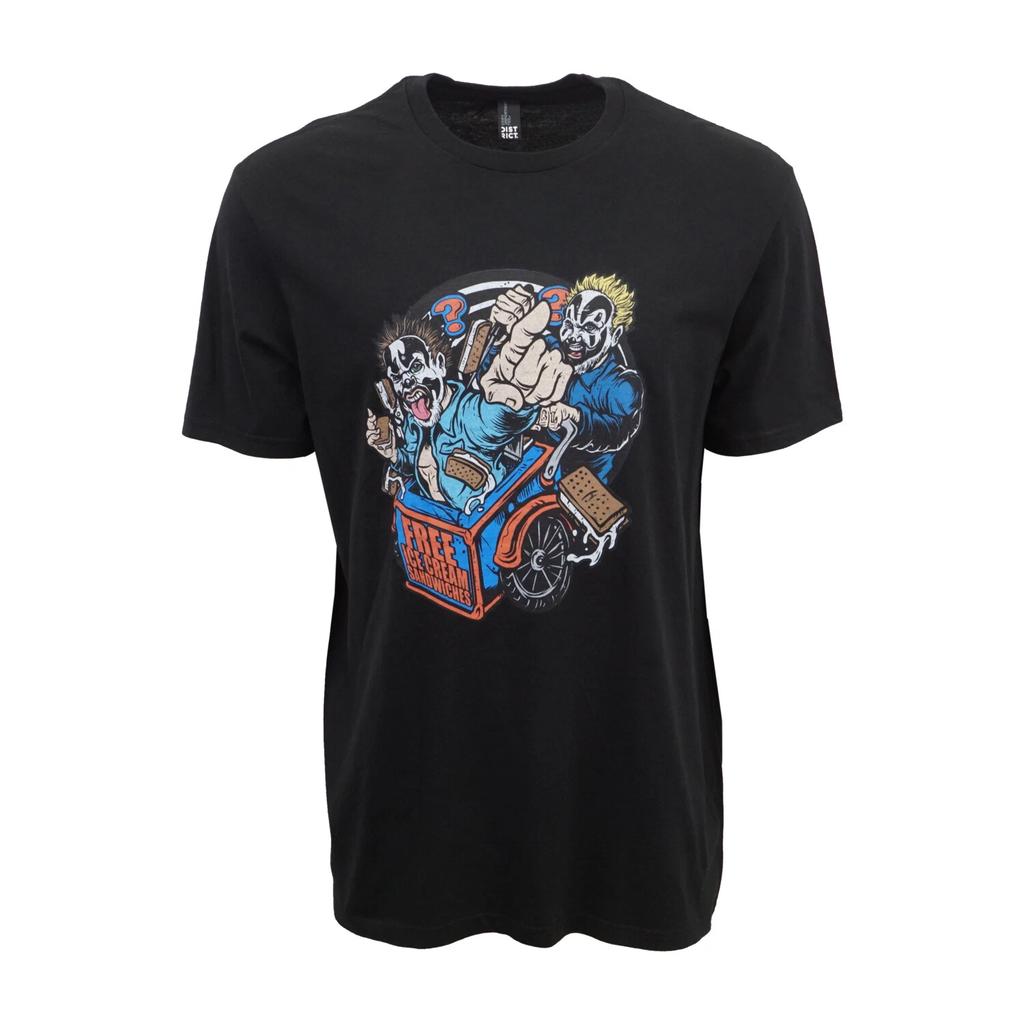 Men's Casual Graphic MENS FREE ICE CREAM CLOWN T SHIRT T-Shirt