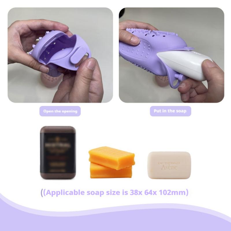 Силиконовые мешочки для мыла, мешочки для хранения с веревкой для отшелушивания, мочалка для душа, массаж для ванны, двусторонний текстурный дизайн, мытье в ванной