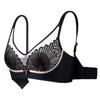 Ultra-thin Lace Bra Gathered Adjustable Underwear Shockproof Anti-glare Bra