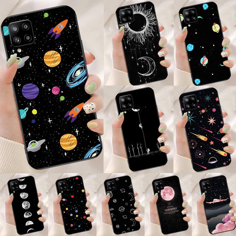 Черный Белый Луна Космос Астронавт Для Samsung Galaxy A26 A05 A06 A16 A54 A34 A14 A22 A32 A52 A55 A35 A15 A53 A13 A56 A36 Чехол