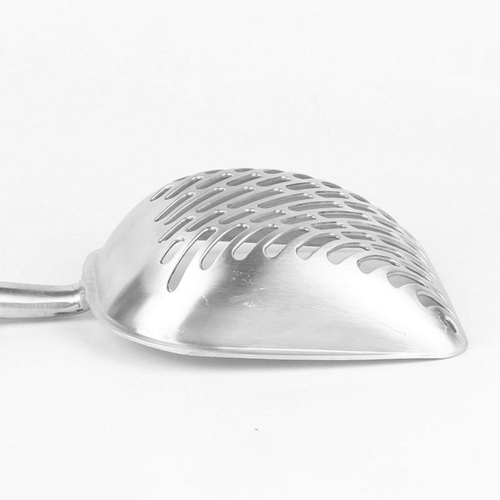 Совок для кошачьего туалета из алюминиевого сплава, металлический очиститель для какашек, большой совок для песка для домашних животных, гаджеты для уборки домашних животных