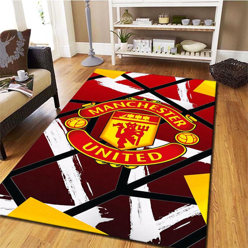 Ковер Manchester United F для гостиной, спальни, дома, украшение для дивана, нескользящий коврик для детских игр
