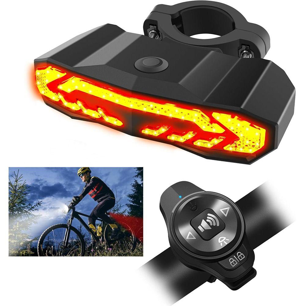 Со стоп-сигналами умный велосипедный задний фонарь противоугонный предупреждающий велосипедный фонарь задний фонарь