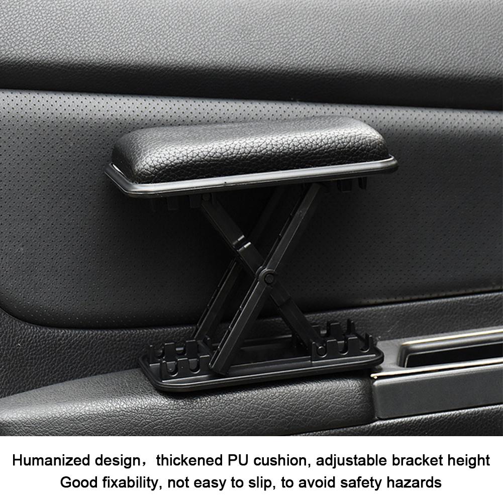 Universal Automobile Car Left Hand Armrest Pad Anti fatigue Elbow Support Adjustment Bracket