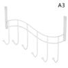 Door Behind Hook Storage Wall Hanging Clothes Hanger Hook Punch-Free Hanger Bedroom Organizer Storage Accessories