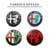 4pcs 56mm Car Wheel Center Hub Cap Stickers For Alfa Romeo 4C 159 Spider Giulietta Giulia GT Tonale Mito Car Styling Accessories