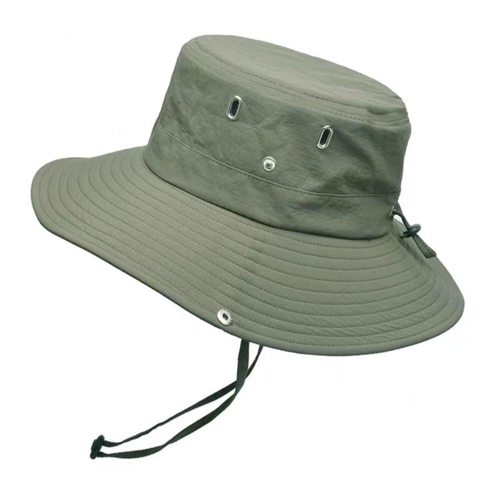 Big Brim Summer Bucket Hat Sun Protection Sun Hat Outdoor Unisex Panama Hat
