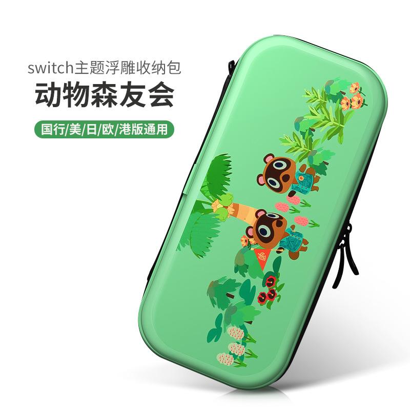 For Nintendo Switch Storage Bag Switch OLED relief sculpture color painting carrying case Fashion cartoon Theme Game Console Bag