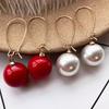 Korean Elegance: Haiqing-Inspired Pearl U-Shaped Earrings