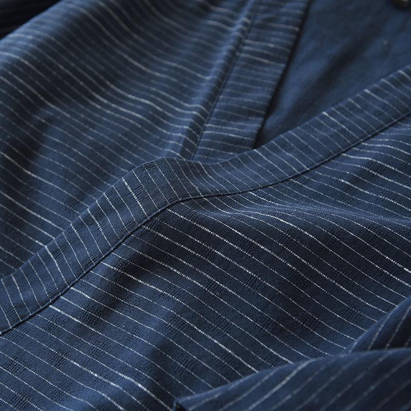 Кимоно Пижама Мужская Пижама Летняя Тонкая Короткие Рукава Шорты Хлопок Простой Домашний Костюм Панталон Пижама Хомбер