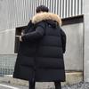 Down Jacket Men's Medium and Long Thickened Extreme Cold Winter Clothing Oversized Fur Collar New Winter