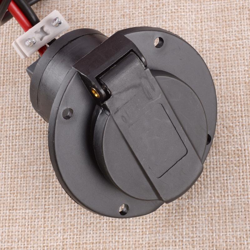 36V 48V Electric Golf Cart Charger Receptacle Charging Socket Fit for Yamaha Star Car Black