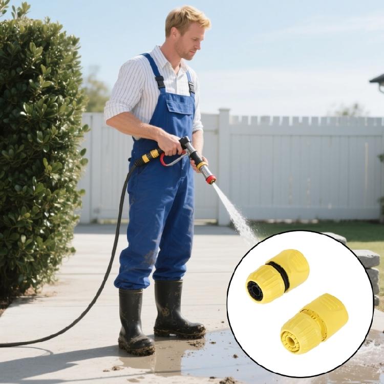 Quick Connection Hose Fitting Kit For 4 5 Point Water Hose Plastic For Home Garden Use High Pressure Washer Adapter