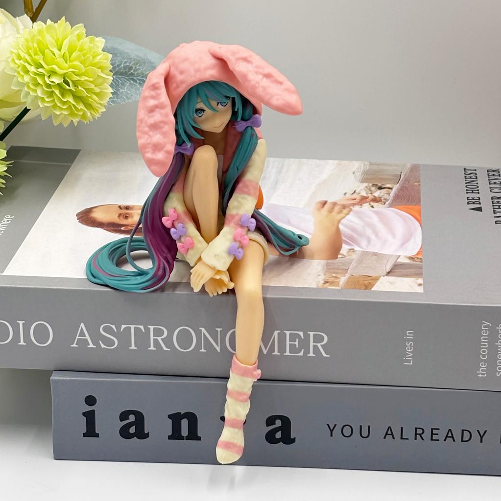 Hatsune Miki Anime Character Kawaii Pvc Model Standing and Sitting Doll Action Doll Collection Decorations Christmas Toys Gifts