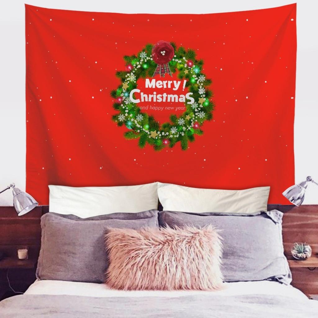 Amazon Christmas Гобелен Спальня Рождественский Фон Ткань Гобелен Подвесная Ткань Пляжное Полотенце