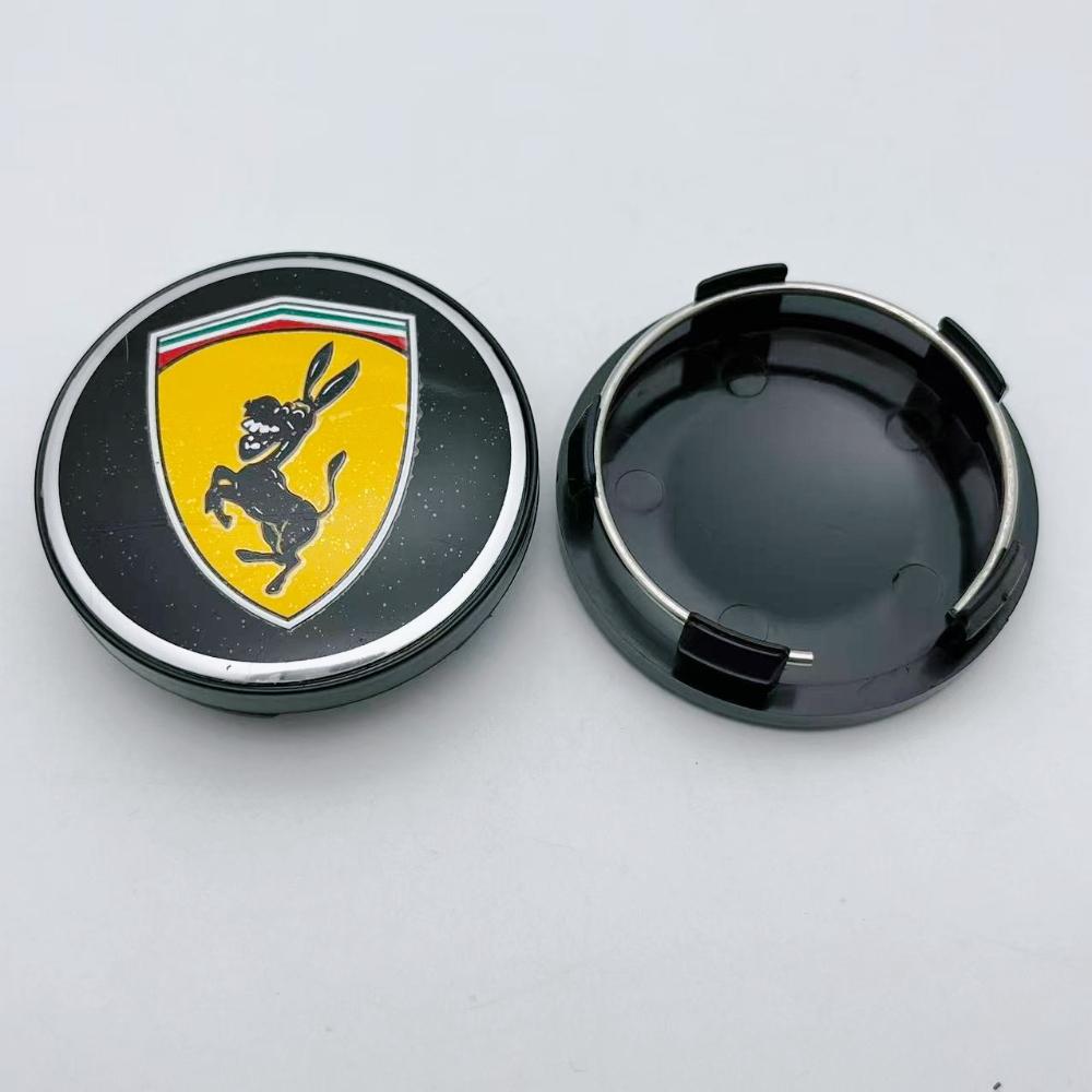 4pcs Donkey Logo Emblem Badge Car Wheel Center Caps 58mm 54mm Rim Hub Center Dust Cover Wheel Hubcaps Car Styling Accessories