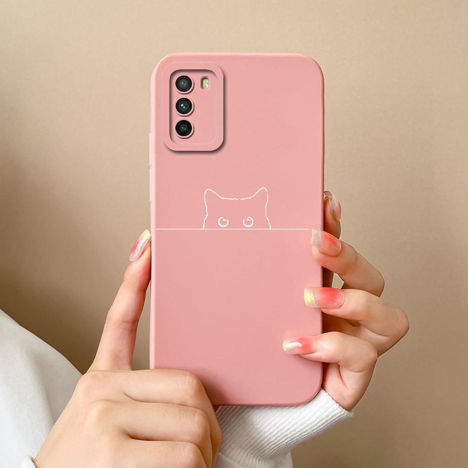 Забавный чехол для Xiaomi Poco M3 Pro Милый Мягкий Гладкий Жидкий Силикон Полная Защита Ударопрочный Чехол для Телефона Для Poco M 3 M3Pro Корпус