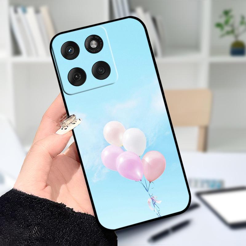 Для Motorola Edge 60 Fusion Мягкий чехол XT2503-4 Милый мультяшный силиконовый TPU чехол для телефона Для Moto Edge 60Fusion 5G Защитный Fundas