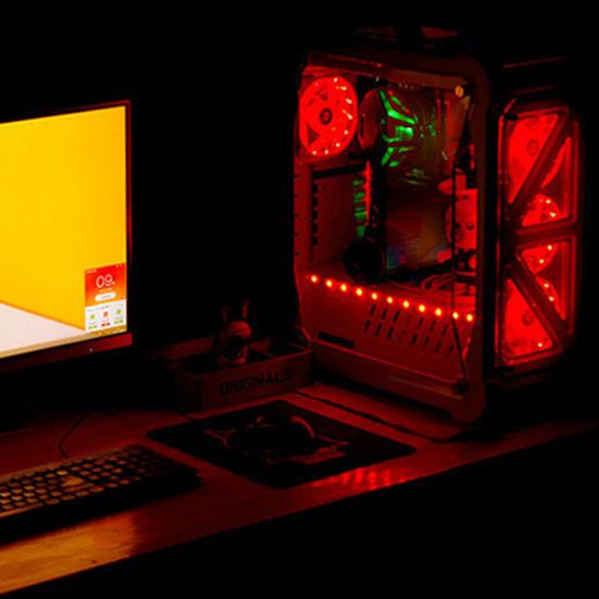 Ultra Silent Anti-vibration 15 Lights Round Computer Cooling Fan