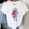 New Harajuku Women's Coffee Sweet Girl Printed Female T Shirt Cartoon Short Sleeve Summer Ladies T-shirt Tops Tee Tshirt Clothes
