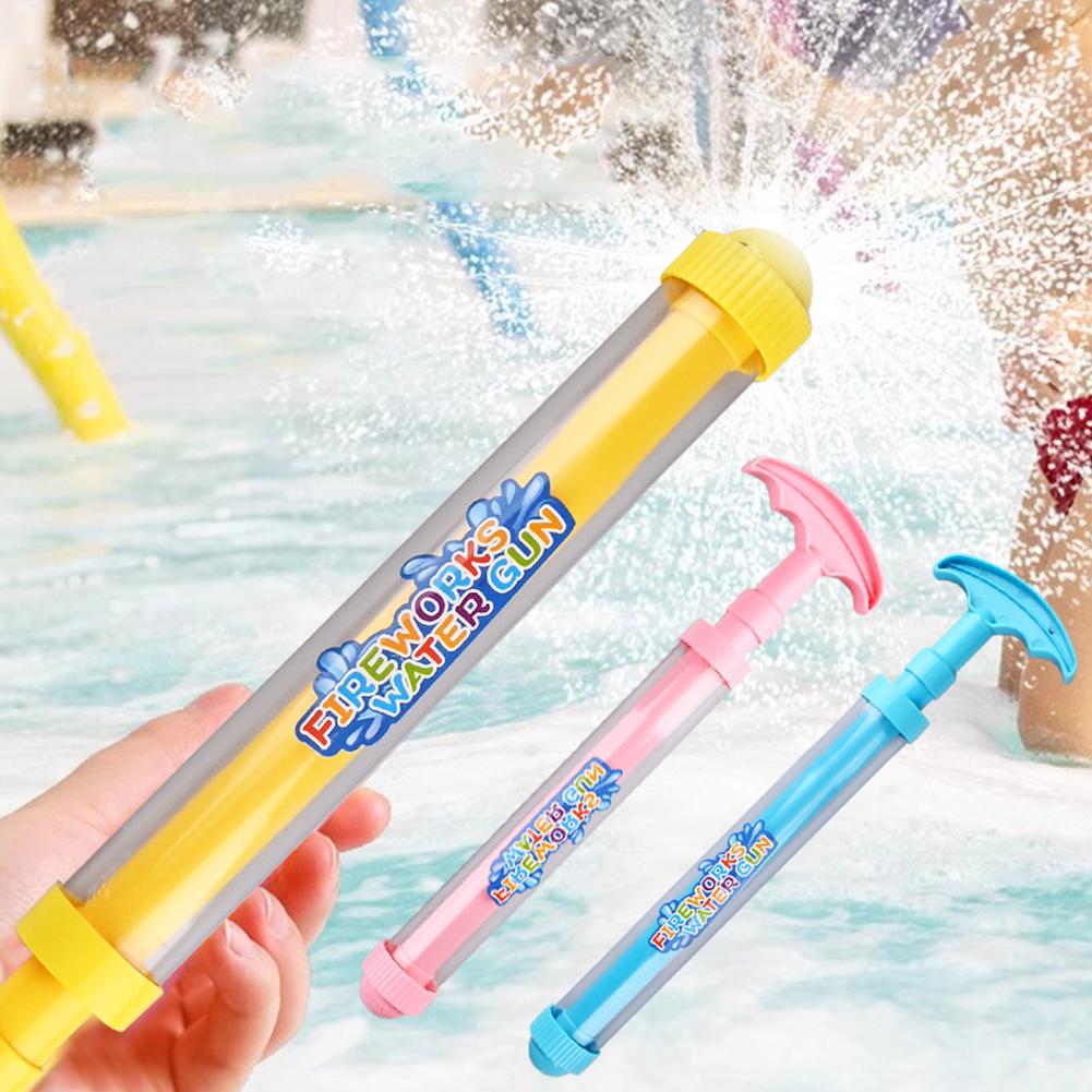 Огонь работает Инерционный водяной пистолет Уличные игры с брызгами Вечеринка у бассейна Аквапарк Пляж Летние ручные игрушки для распыления воды