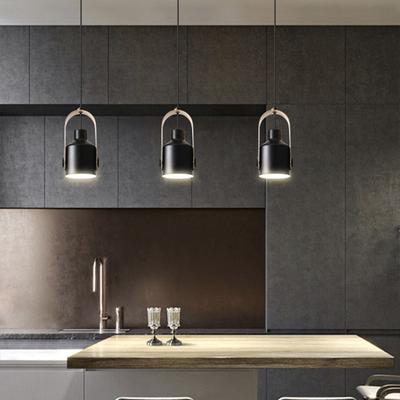Nordic LED Подвесной светильник из дерева, черно-белый, для спальни, столовой, фона, домашнего внутреннего освещения