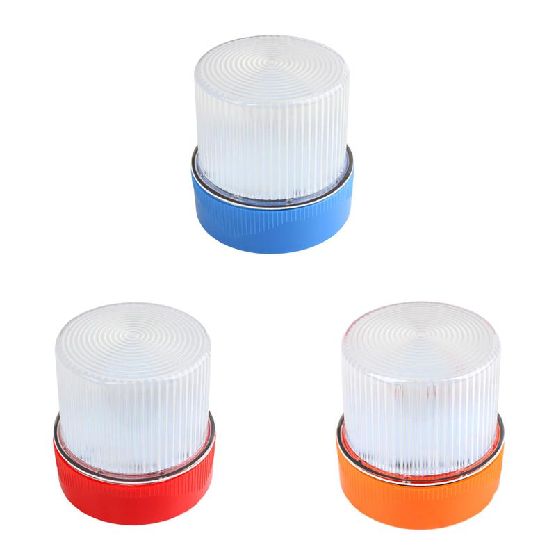 1* Yellow/Red/Blue Multi-function LED Warning Light Two Light Modes Car Flashing Emergency LED Warning Strobe Light Universal