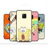PB8 SpongeBob Cartoon Black Sofe Case for Samsung Note 20 Lite S24 Ultra S23 A03 A05 A06 A11 A71 A15 A16 A13 A24 A25 A33 A52 A53 A50 M55 M35 Plus