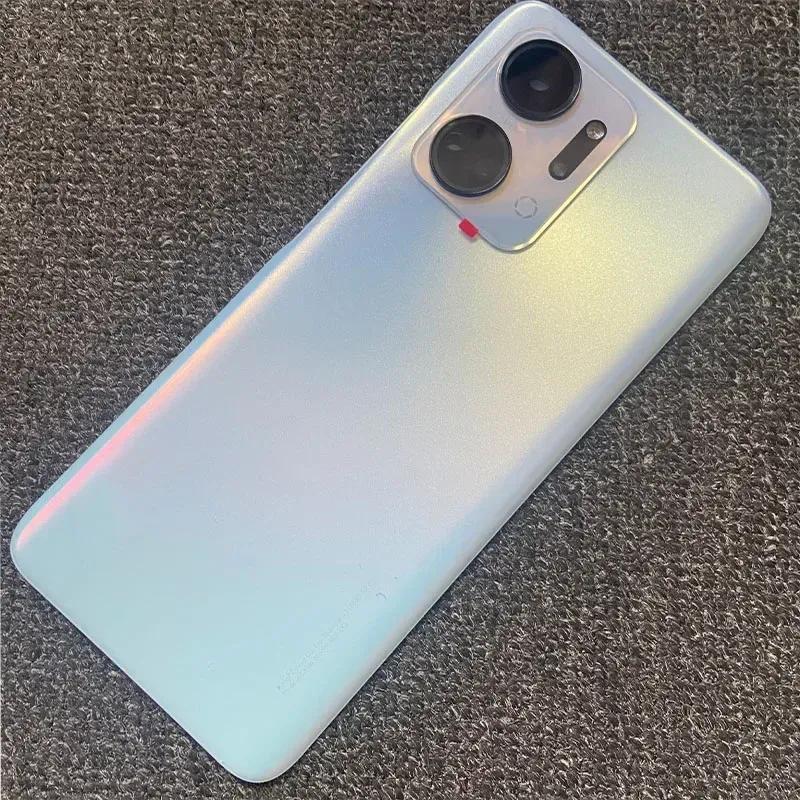 Для Honor X7A RKY-LX1 Полный корпус Средняя рамка+Задняя крышка аккумулятора Задняя часть С линзой камеры Запчасти для ремонта