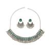 European and American new fashion accessories, bohemian ethnic style neck chain earrings, retro temperament necklace set