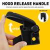 15741109 Hood Release Handle, Truck Hood Lock Release Pull Handle Replacement Compatible With 1999-2006 GMC 1500 1500 HD 2500 2500 HD 3500