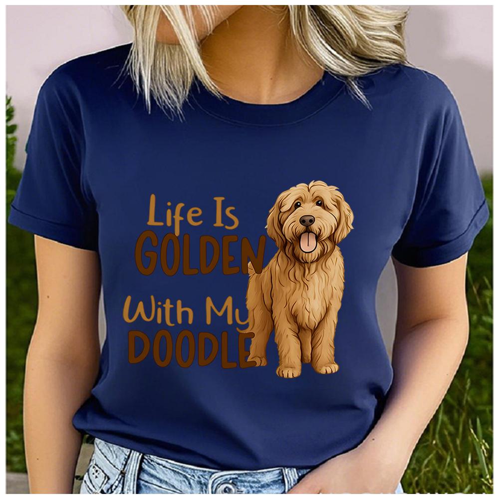 Unisex Cotton Summer Top little black cat sticking out its tongue Print Loose round Neck Short Sleeve Fashion for Lovers