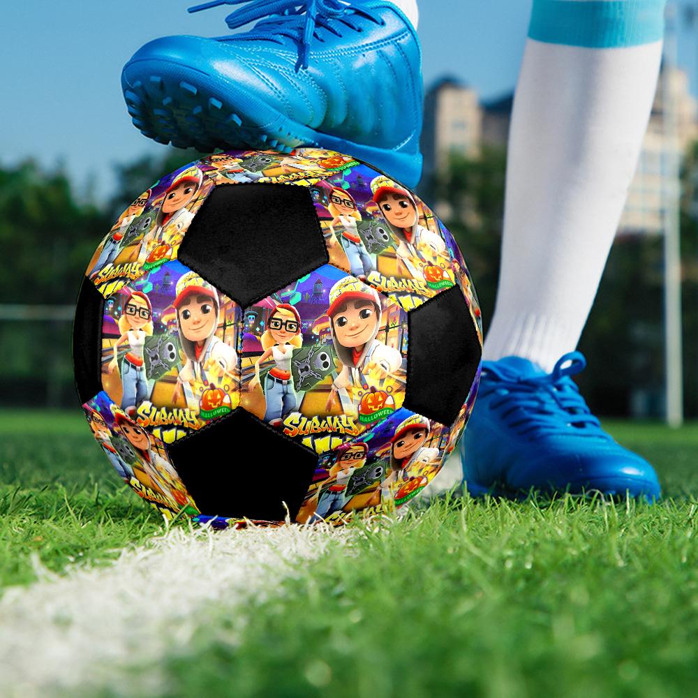 Subway Surfers Theme Size 5 Soccer Ball, Suitable for Both Indoor and Outdoor Matches, a Gift Suitable for Everyone.