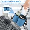 Travel Luggage Cup Holder Durable Suitcase Drink Bag with Drawstring Portable Milk Tea Coffee Mugs Holder for Flight Attendant