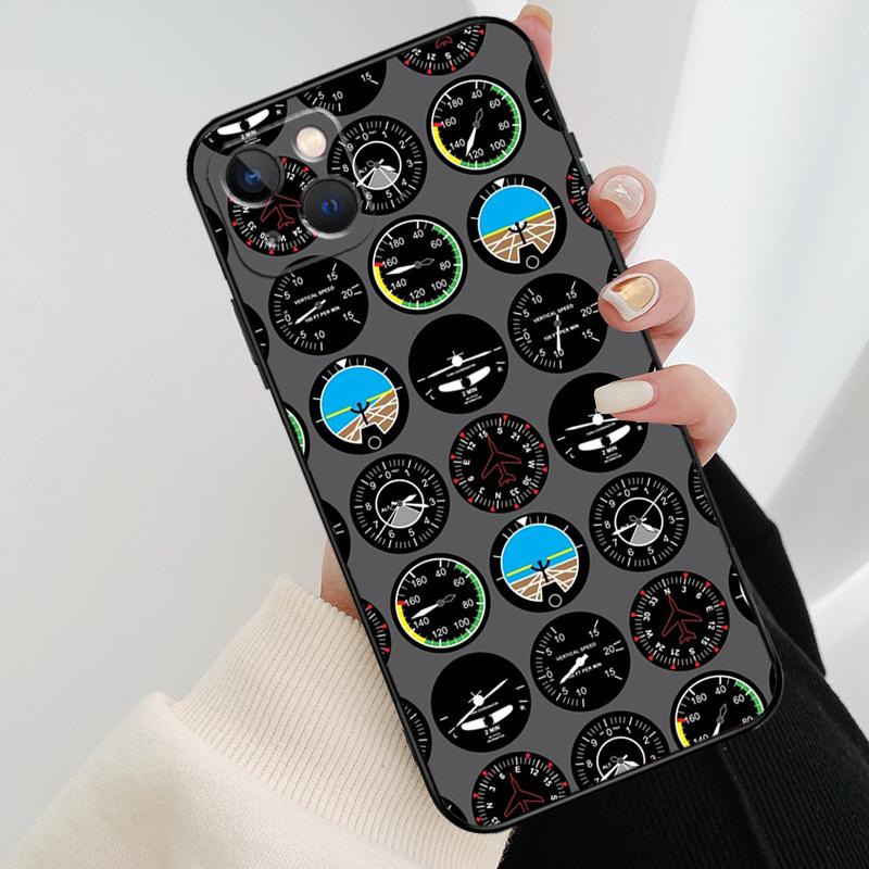 Авиация Самолет Пилот Кабина Телефон Чехол Для iPhone 16 Pro Max 14 13 12 11 15 Pro Max mini XR 15 16 Plus 16e Чехол Coque