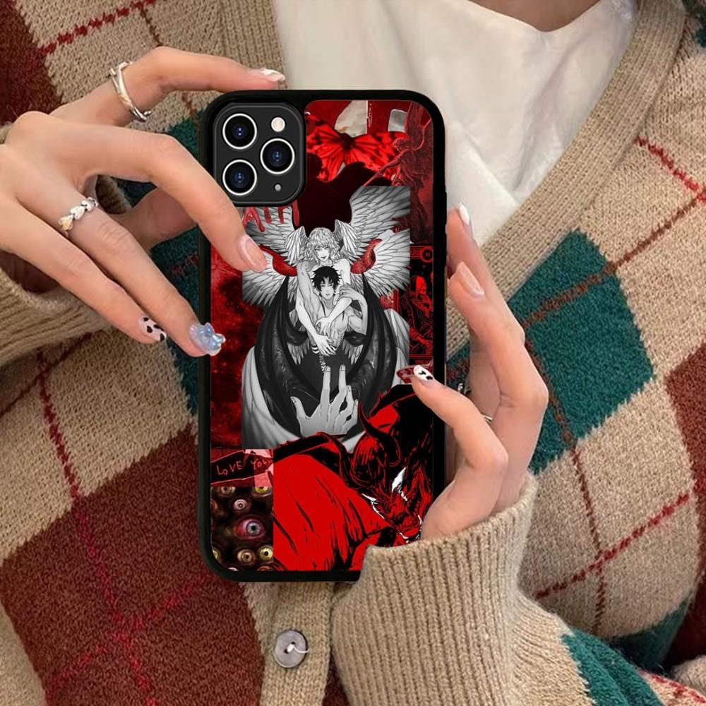 Anime D-Devilman C-Crybaby Phone Case Silicone PC+TPU For For IPhone 11 12 13 14 15 16 Plus Pro Max Cover