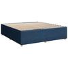VidaXL Cadre de lit sans matelas bleu 180x200 cm tissu 3284962