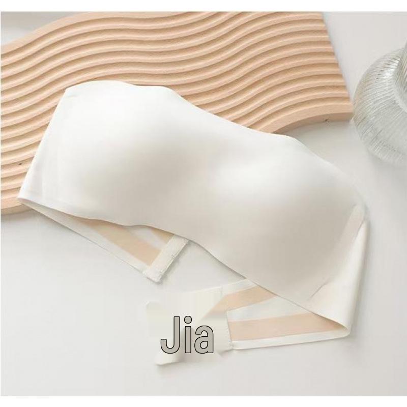 Seamless Strapless Bandeau with Non-Slip Jelly Strip for Women, Beautiful Back Design, Ideal for Small Chest