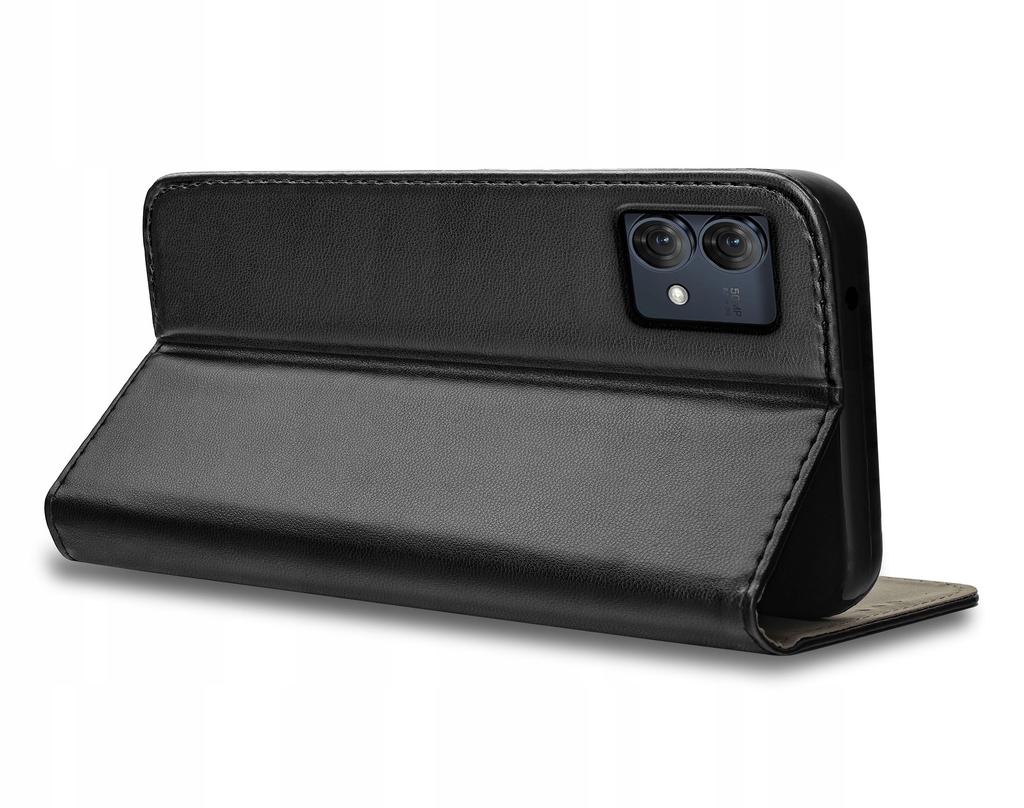 CASE for MOTOROLA MOTO G84 SMART MAGNETIC BOOK CASE + 9H GLASS