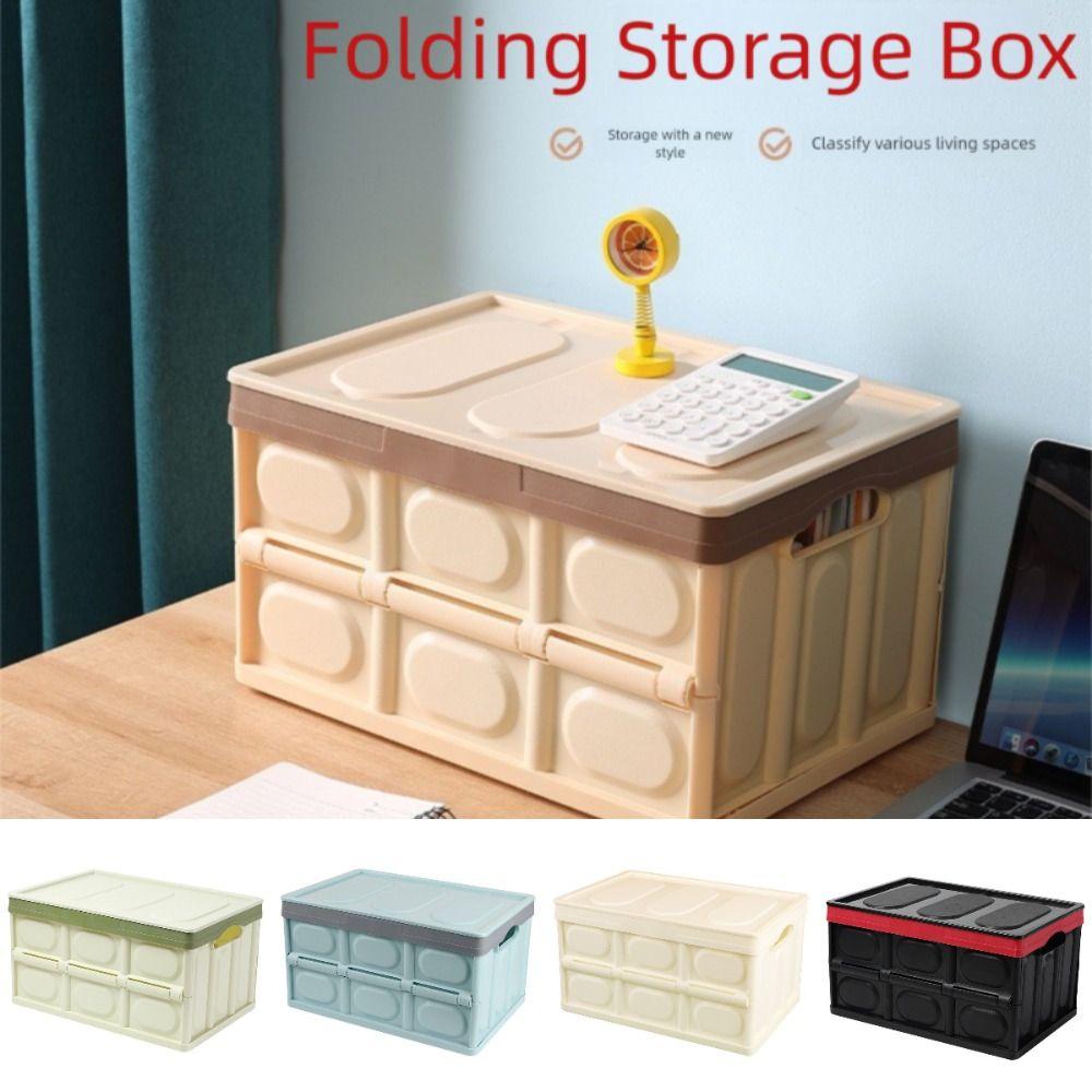 Plastic Material Foldable Storage Box Multi-functional Large Storage Box Car Storage