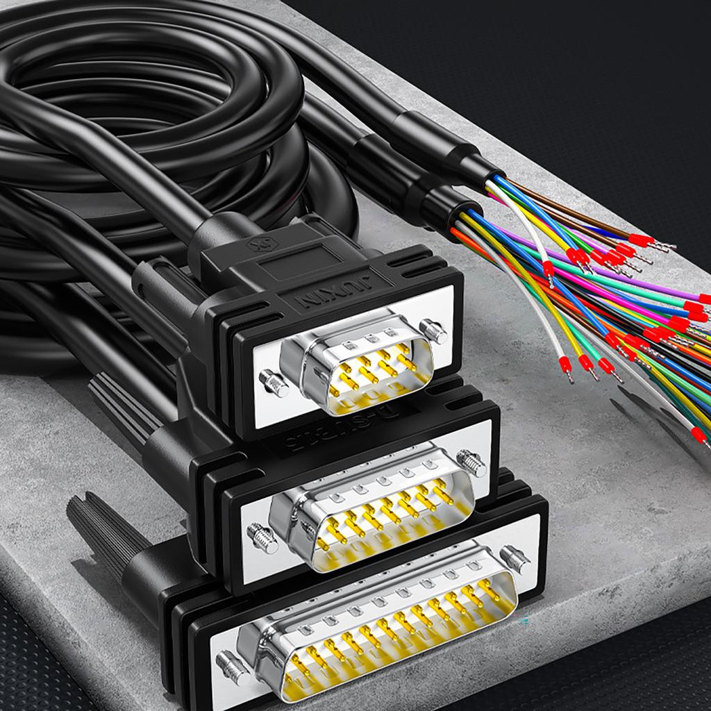 DB9 DB15 DB25 Male Female 9/15Pin удлинительный кабель Промышленный кабель порта DB9 9/15Pin клеммный провод для электронных устройств