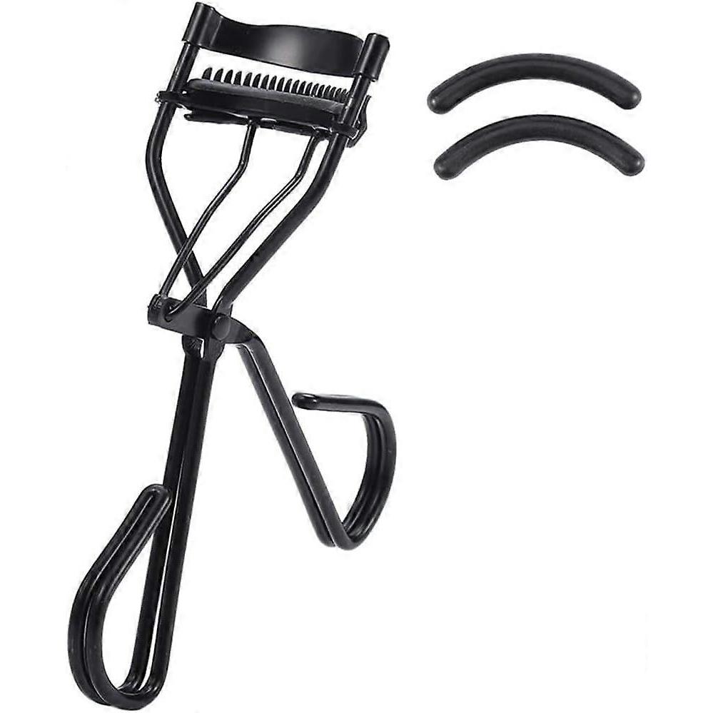 Eyelash Curlers with Built-in Comb Beauty Eyelashes Curlers Eyelash Cliper with 2 Replacement Silicone Refill Pads Premium Lash Curler Makeup Tool fo