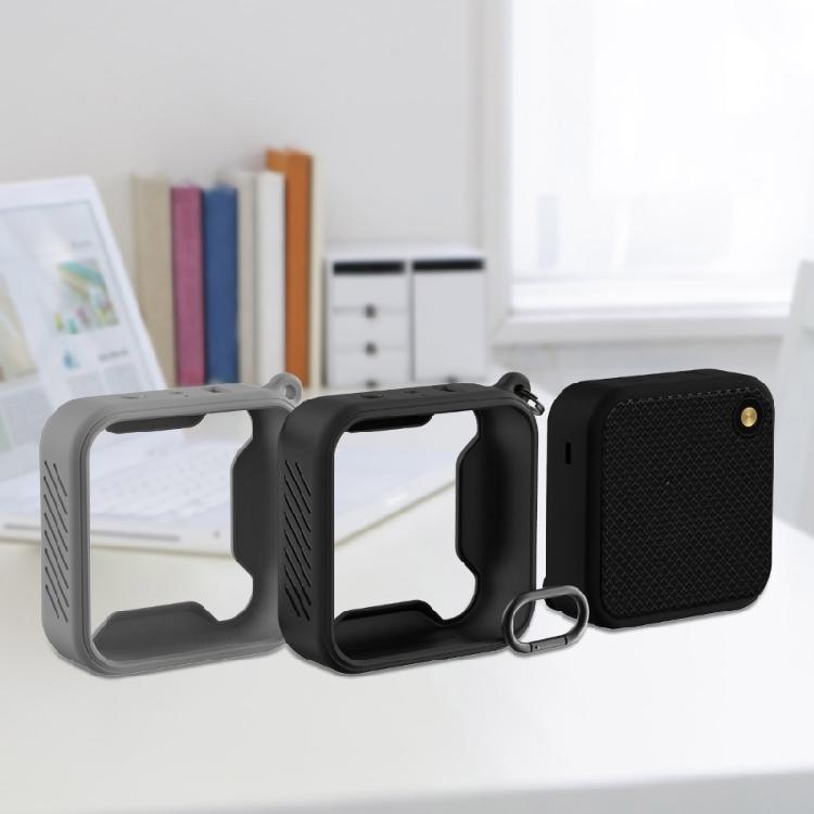 Погодостойкий силиконовый чехол для Bluetooth-совместимой колонки с карабином. Защита для приключений